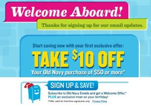 Old Navy Coupon 2011